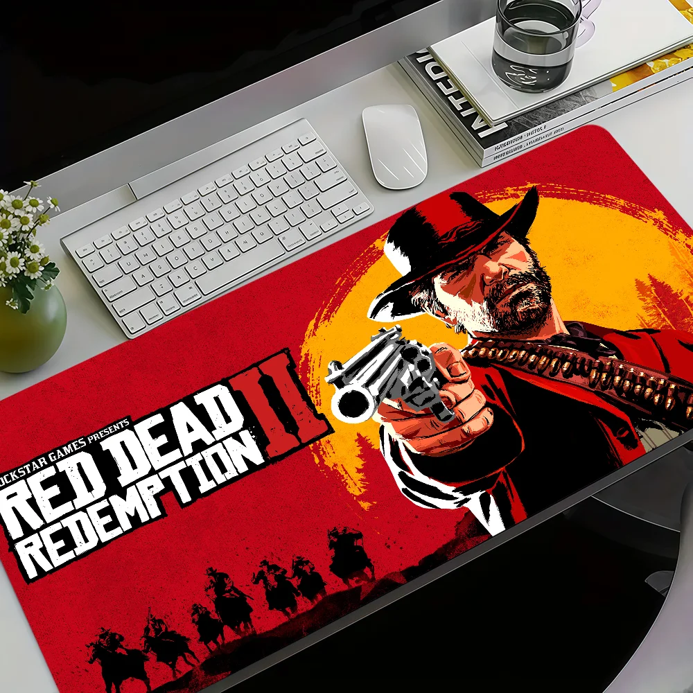Red Dead R-Redemption 2 Mouse Pad Non-slip Thickened MousePad Large Writing Lockedge Gaming Cushion Office Student