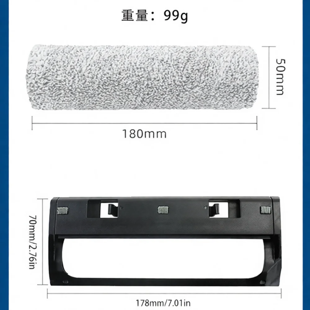 For Ecovacs X8 Pro Omni Robot Vacuum Cleaner Accessories Main Brush Side Brush Filter Mop Rag Dust Bag Cleaning Tool