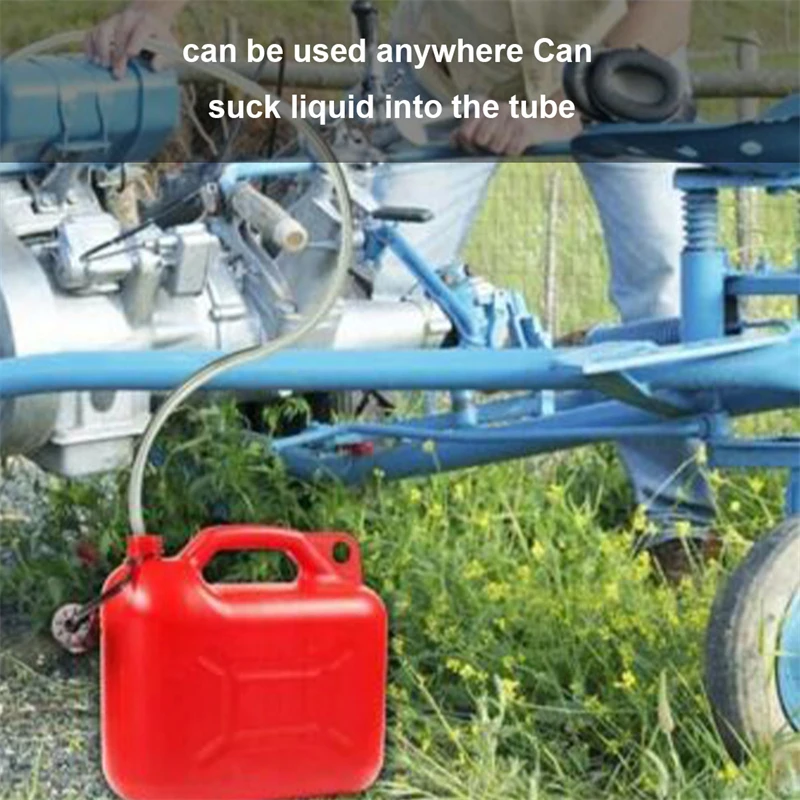 Self Suction Oil Pump Copper PVC Filler Pipe Manual Pumping Oil Pipe Fittings Siphon Connector Gasoline Fuel Water Shaker Siphon image 2