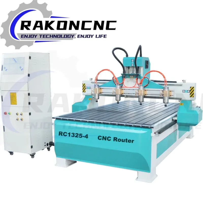 

Ce Certificated Multi Head Cnc Wood Router 1325 Cnc Router Machine With 4 Head