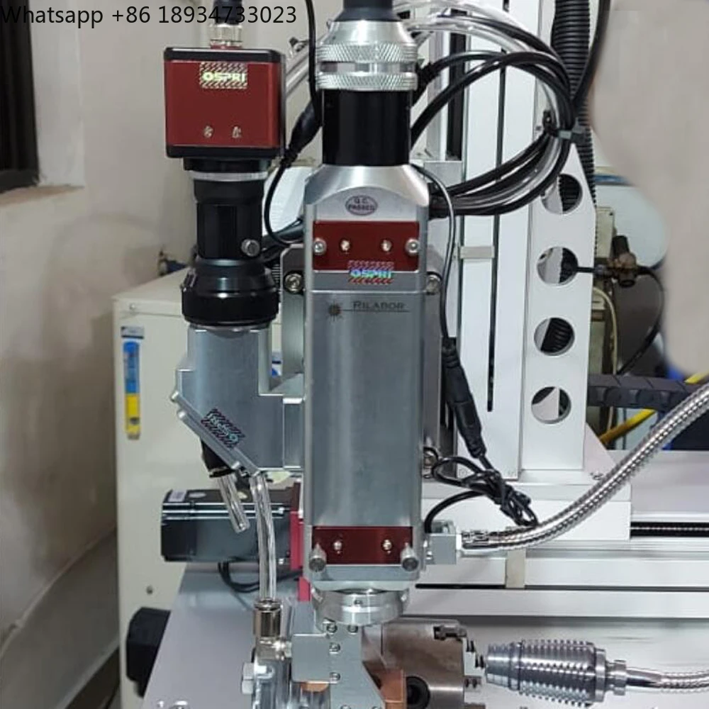 

Ospri LW410 2 кВт Автоматическая волоконная лазерная сварочная головка с камерой CCD Сварочная головка малой/средней мощности