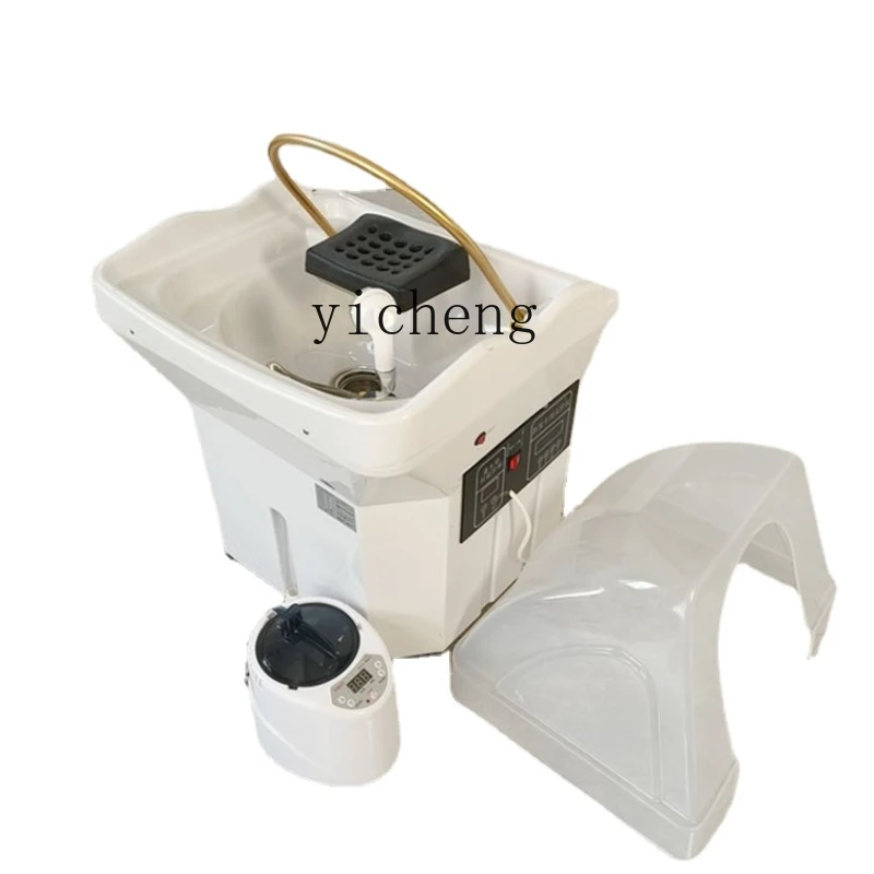 

YY Movable Shampoo Basin Head Therapy Machine Supporting Massage Couch Facial Bed Household