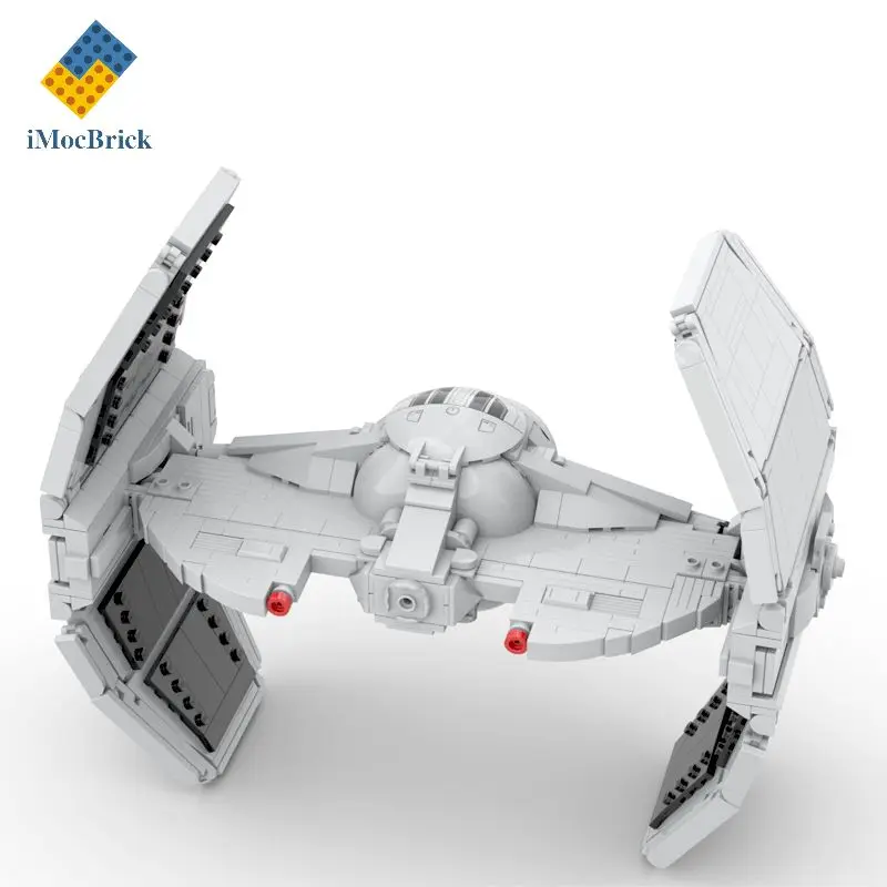 935 Pcs Mocs Sets Star Movie Spaceship Model Bricks TIE/ad v1 Advanced Prototype Starfighters Kits Builidng Blocks Fighter Toys
