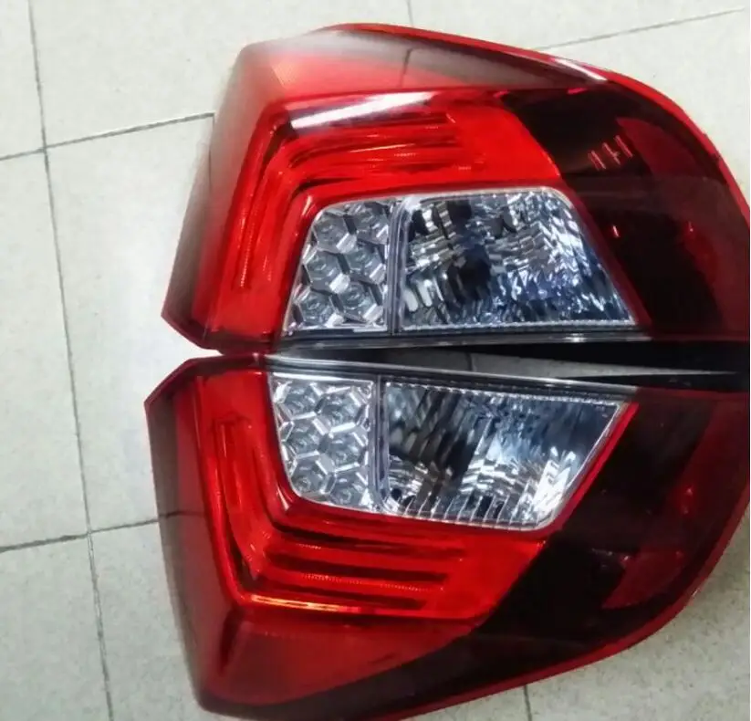 2014~2016year tail light for Honda Fit Jazz taillight 2pcs/set car accessories LED DRL Taillamp for Jazz Fit fog light