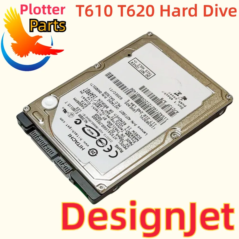 IDE Hard Drive Includes firmware W/F For HP DesignJet T620 T610 CK837-67026 Q6684-60023 Formatter board SATA