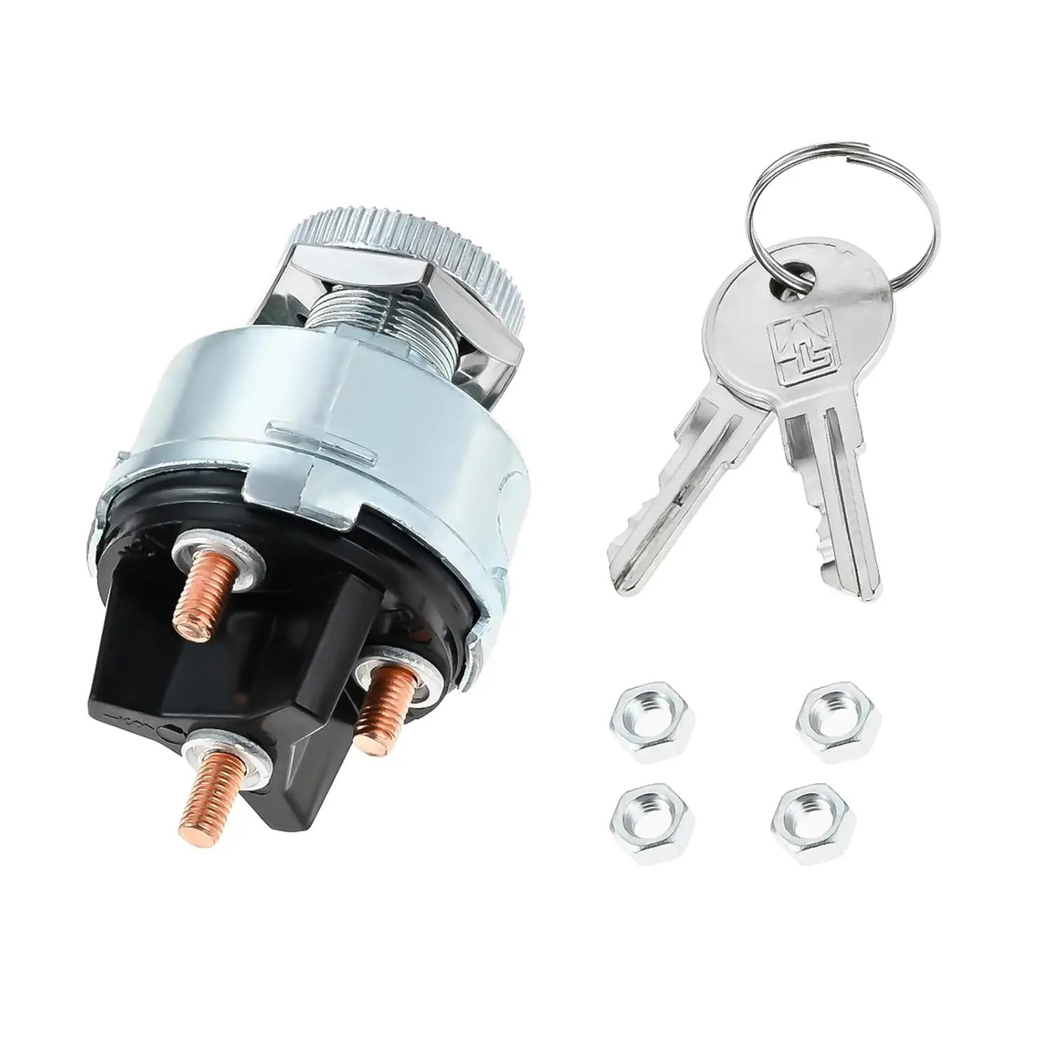 4 Position Ignition Key Switch Universal Starter Switch Replacement for Forklift  Agricultural Plant Applications Acc Off IGN