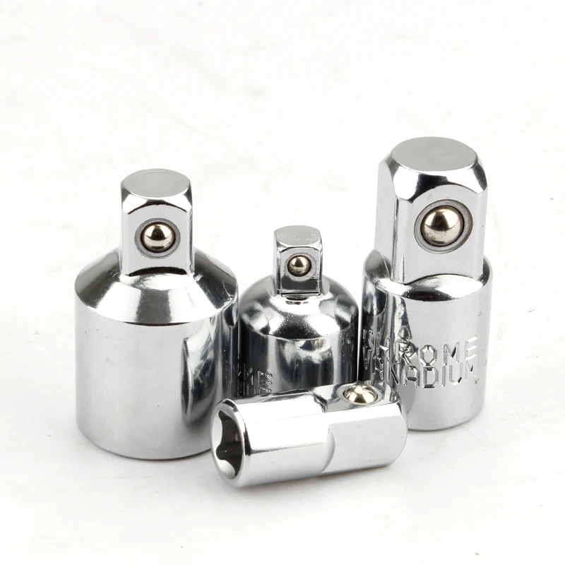 

4Pcs Ratchet Wrench Socket Adapter Reducer Converter Set 1/2" to 3/8" to 1/4" Hand Tools Kit Crv steel