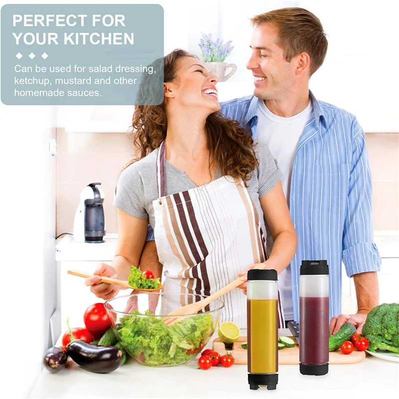 

T98C-24 Pcs 16 Oz Condiment Squeeze Bottles Inverted Plastic Squeeze Bottle For Sauces Refillable Tip Large Valve Dispenser