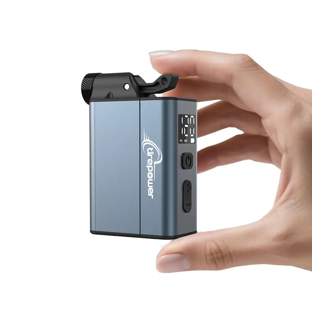 

Ctrepower Bike Pump Electric 120 PSI Portable Bike Tire Pump with Gauge Mini Bicycle Air Pump Auto Shut Off with Presta Schrader