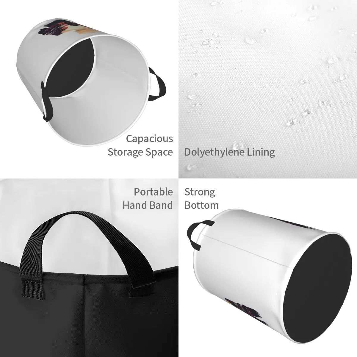 Alan Wake 2 Dirty Laundry Baskets Foldable Large Waterproof Clothes Storage Basket For Home Kids