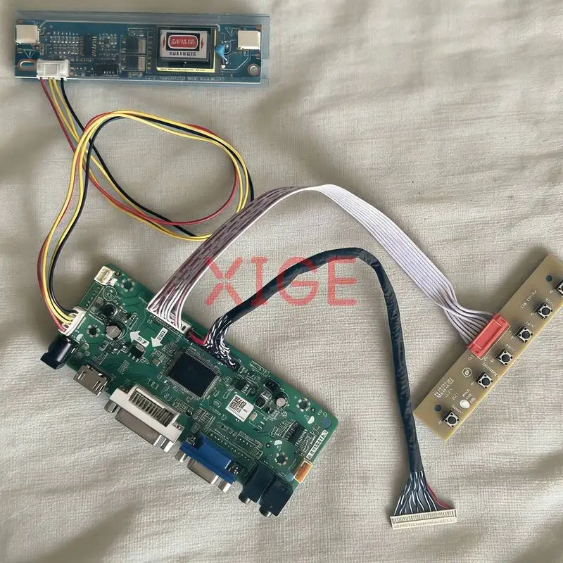 

Плата контроллера Matrix Drive Board для MT200LW01 M200O1 LM200WD1 LTM200KT03 1600x900 HDMI+DVI+VGA 2-CCFL 1600*900 LVDS 30-контактный DIY-комплект