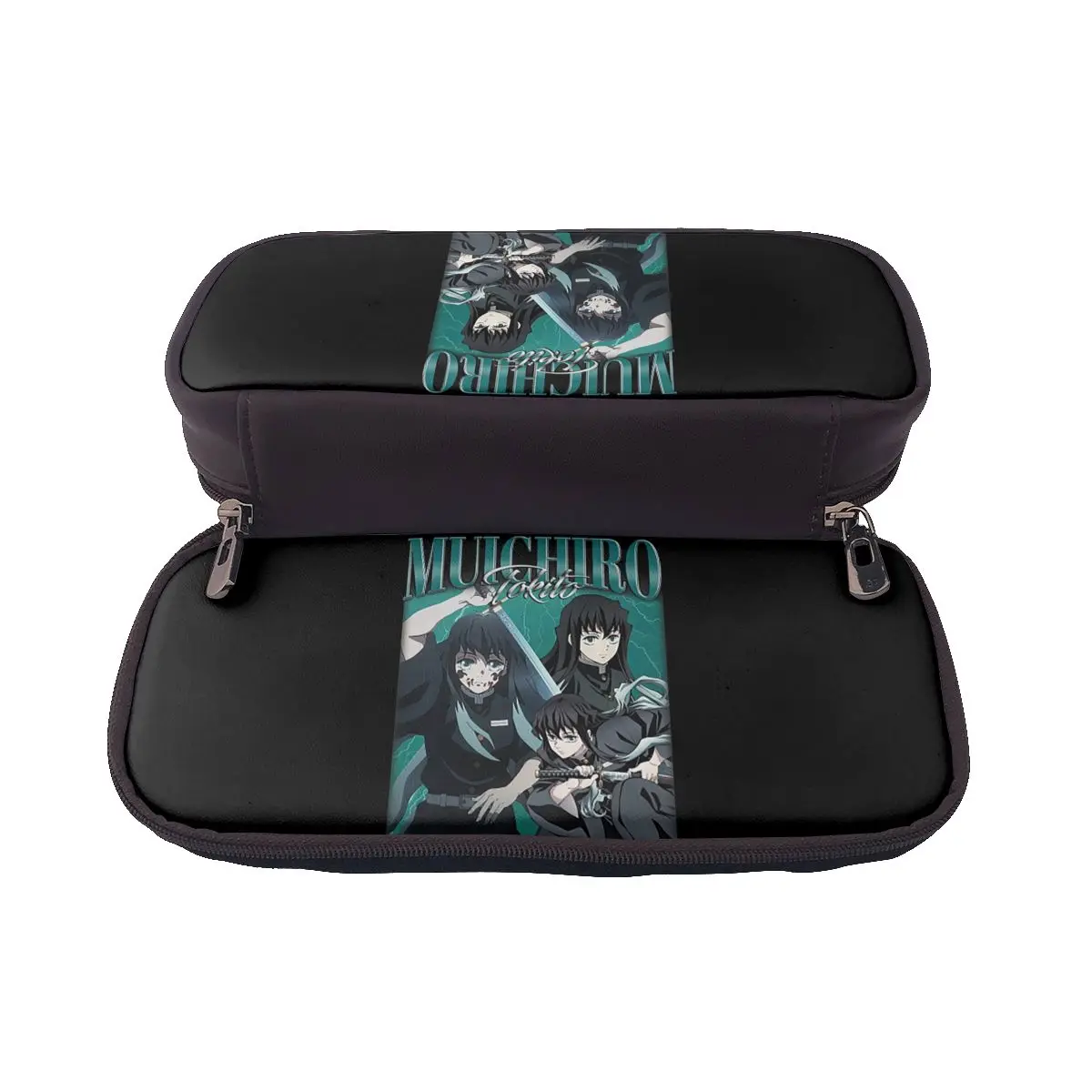 

Muichiro Muichiro Tokito кожаный пенал для мальчиков и девочек, подарки, коробка для ручек, сумка-карандаш, канцелярские принадлежности, сумка-держатель для ручек