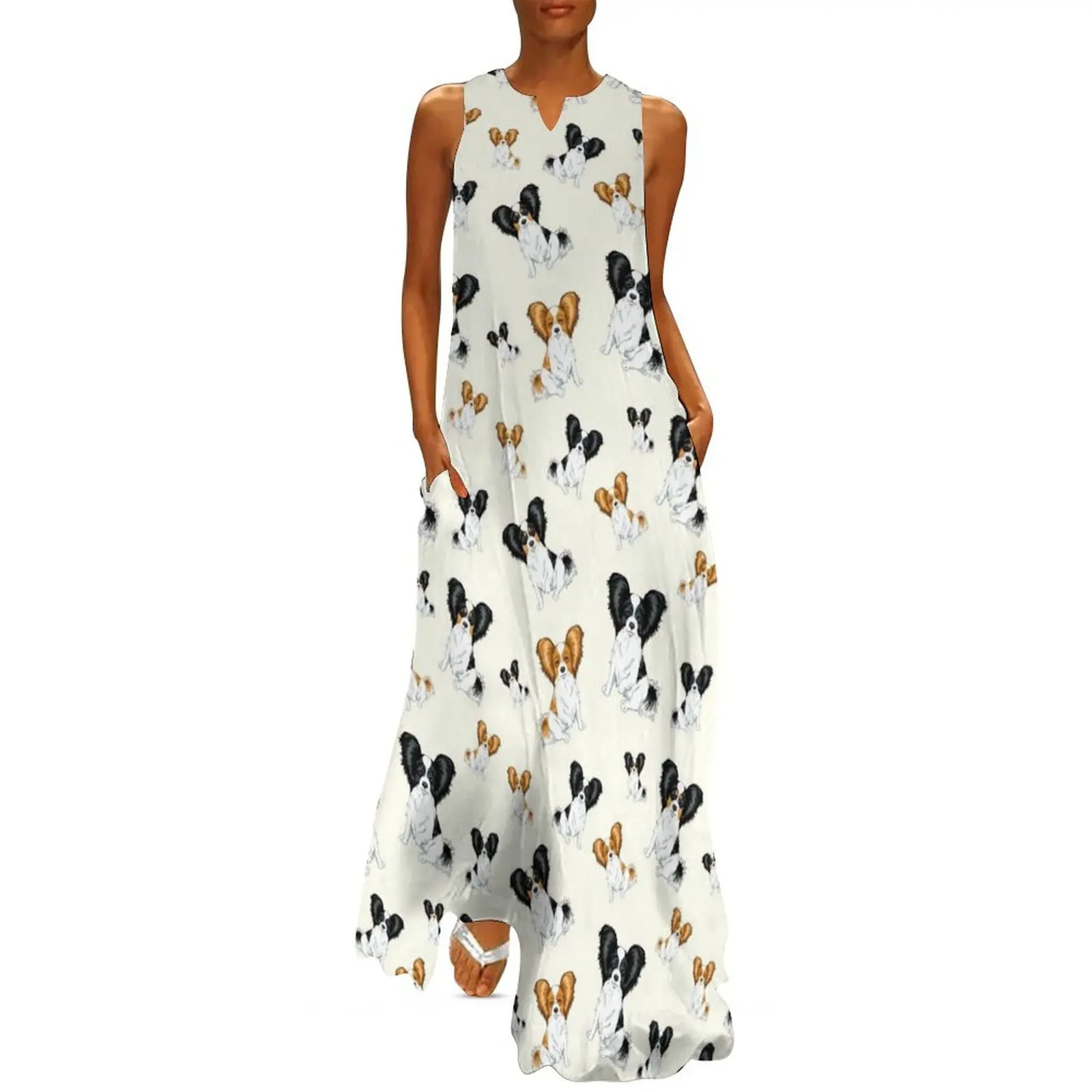 Papillons, handle it! White Long Dress summer dress women 2025 Women long dress Women's long