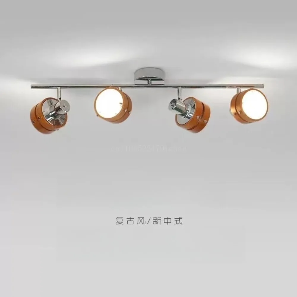 

Светодиодный светильник середины века в стиле ретро, простое скрытое крепление для акцентной стены гостиной, шкафа, балкона и прихожей, окружающее освещение потолка