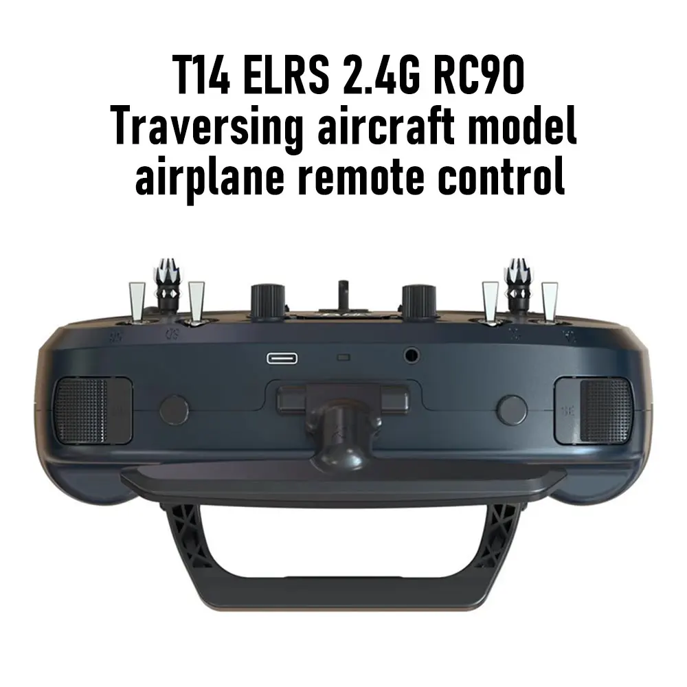

T14 ELRS 2.4G RC9O Traversing airc Пульт дистанционного управления Датчик Холла с ЧПУ Подвески Двунаправленная складная антенна OLED-дисплей FPV Дрон