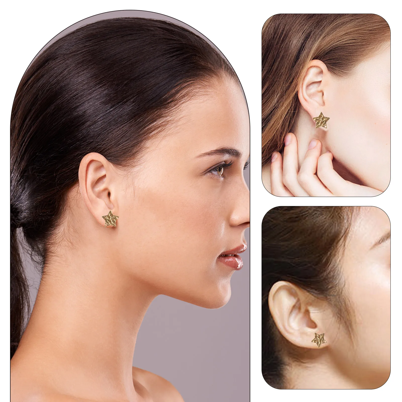 

10pcs Earring Base Sheets Stainless Steel Diy Bezel Setting Blanks Jewelry Making Lightweight Durable Studs Oxidation Resistant