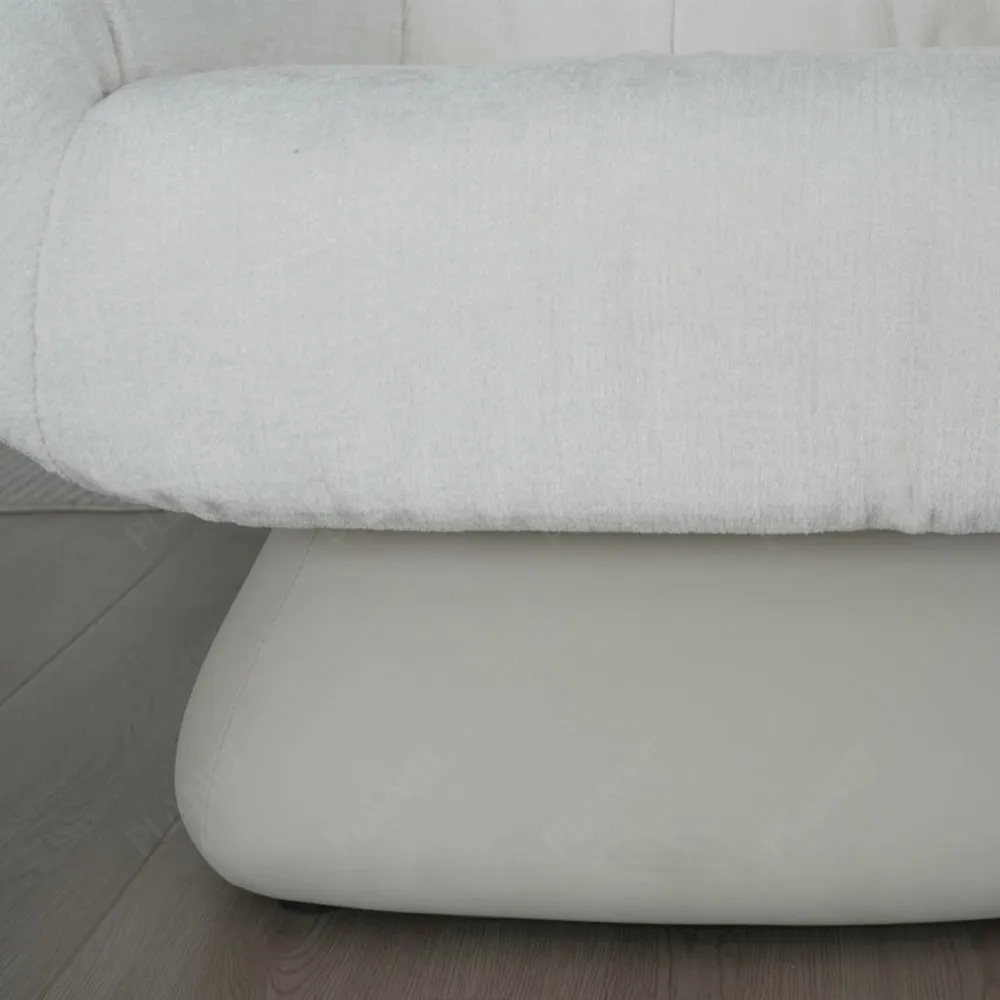 مصنع الترفيه كرسي خشبي الساق المخملية 360 كرسي صالة دوار كرسي غرفة المعيشة للمنزل مكتب القهوة #5