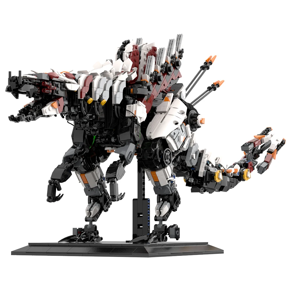 MOC Horizon Slaughterspine Bricks Model Set Horizon Game Mechanical beast Spine of Killing Building Blocks Kids Birthday Gifts