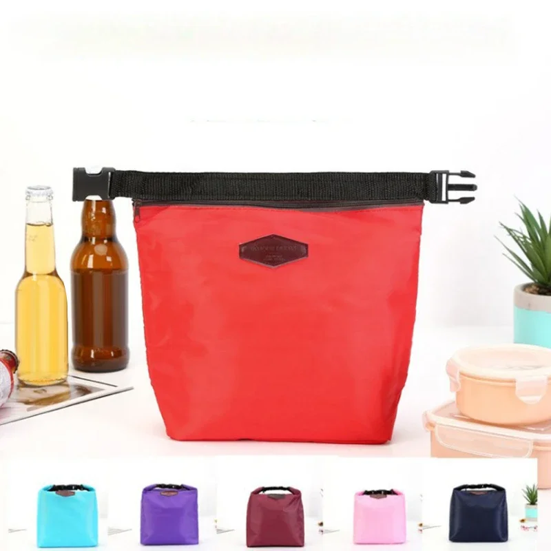 Fashion Thermal Insulated Lunch Bag Portable Oxford Cloth Cooler Lunchbox Storage Bag Carry Picinic Food Tote Insulation Package