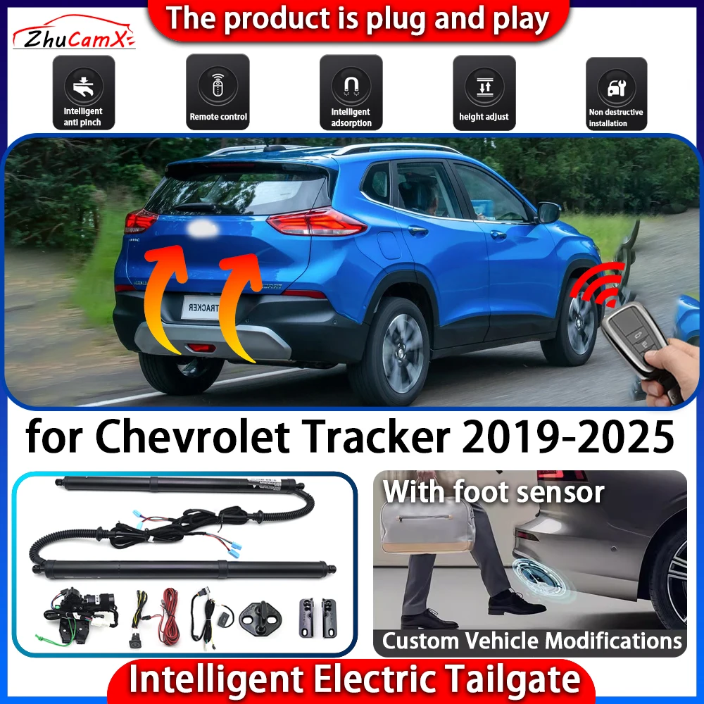 

ZhuCamX Smart Powered Tailgate System for Chevrolet Tracker 2019-2025 Automatic Intelligent Electric Trunk Lift Control Kit
