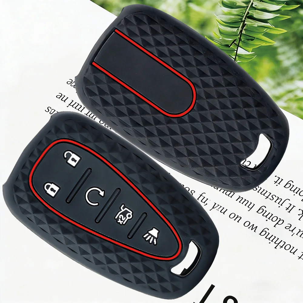 Funda de Silicona para Llave de Auto Chevrolet Malibu, Blazer, Traverse, Seeker, Onix, Equino, Volt, Bolt, Trax, Orlando, Cruze, Spark, Sonic, Camaro