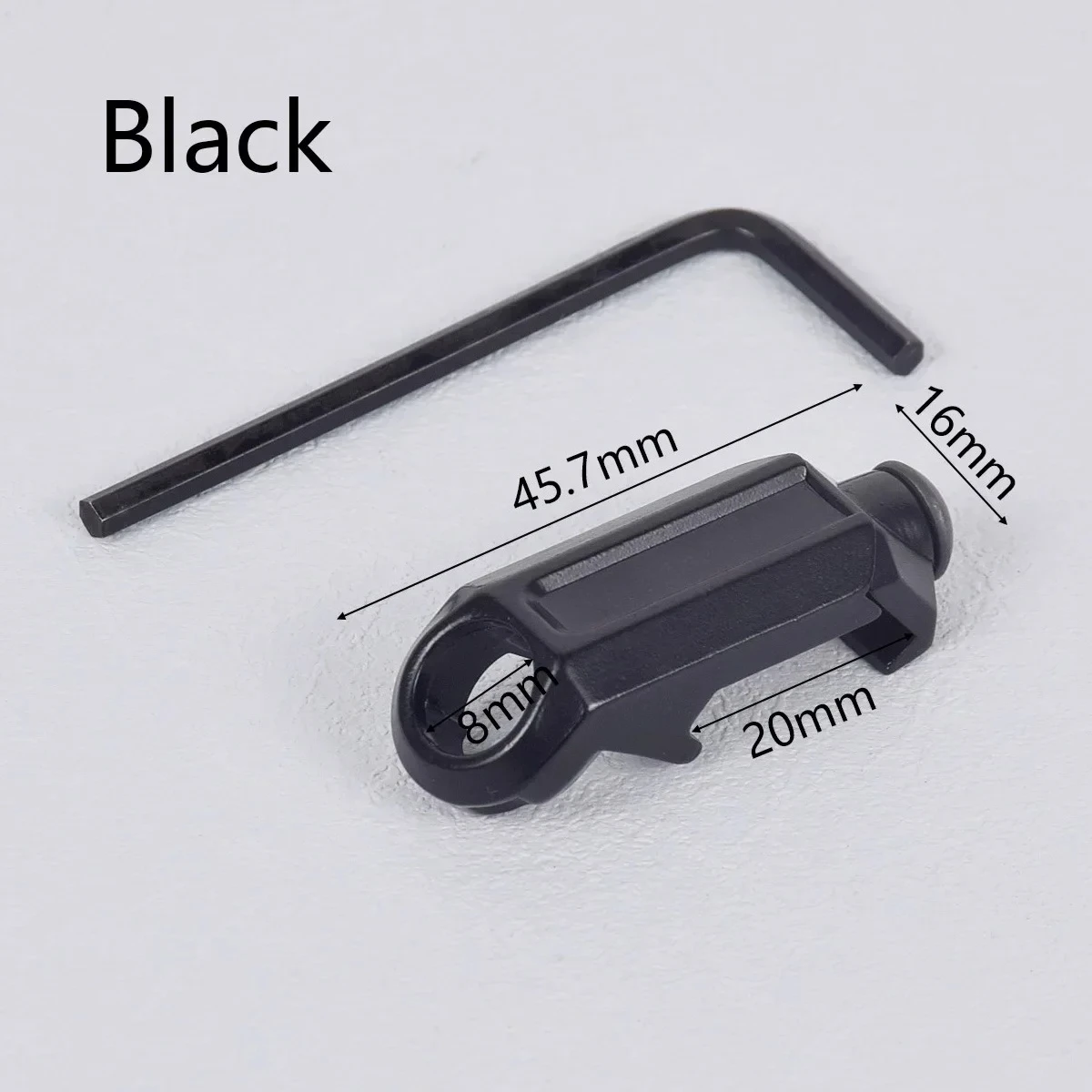 ยุทธวิธี RSA GBB หัวเข็มขัด QD หมุนสลิง Mlok ขอบเขต Mount สิ่งที่แนบมาอะแดปเตอร์ Pictinny Rail การล่าสัตว์ Airsoft RIFLE อุปกรณ์เสริม