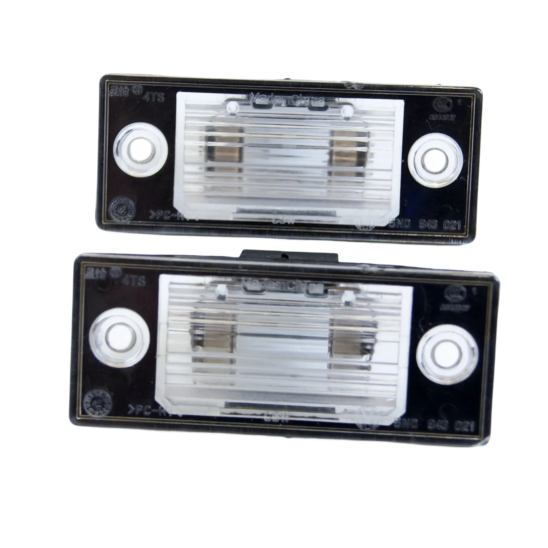 

2 Pcs Rear Halogen License Plate Light Lamp For VW Golf MK4 MK5 Passat B5.5 Touareg Tiguan Bora 5ND 943 021 1J5943021D