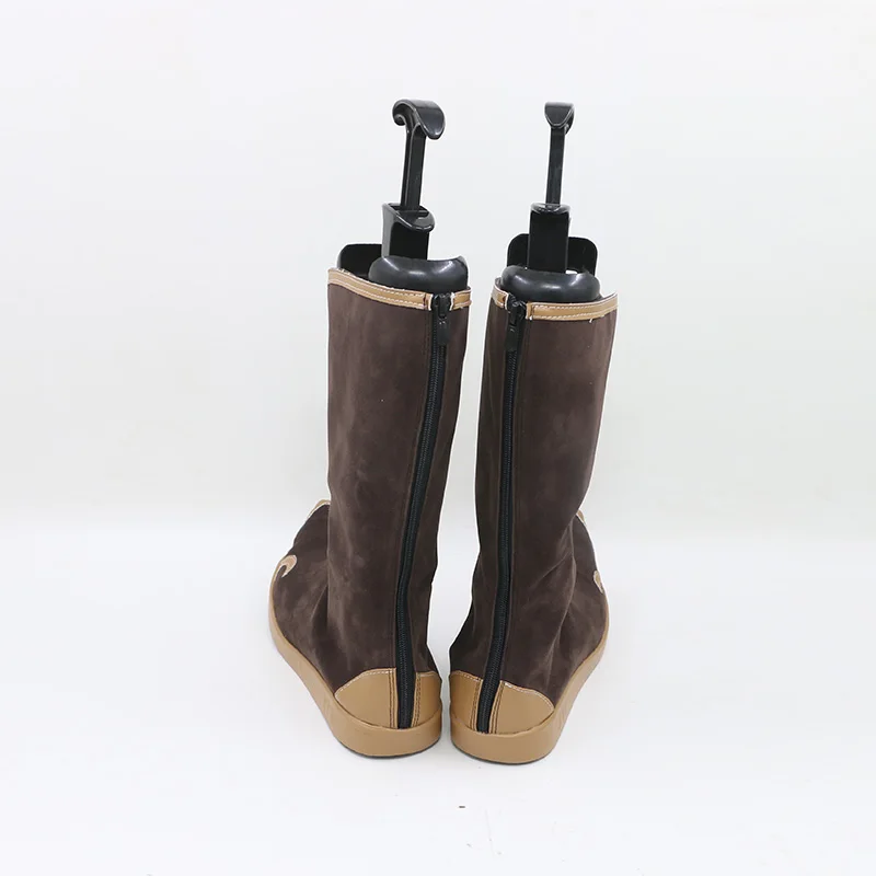 Jiraiya Zapatos de cosplay Botas de piel sintética hechas a mano Fiesta de Halloween para mujeres y hombres Zapatos