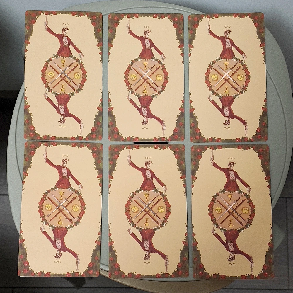 Manga Tarot 12*7cm in Rigid Box 90 Pcs Cards (78 Pcs Tarot Cards + 12 Oracle Cards) Printed on 350GSM Double-embossed Cardstock - Image 5