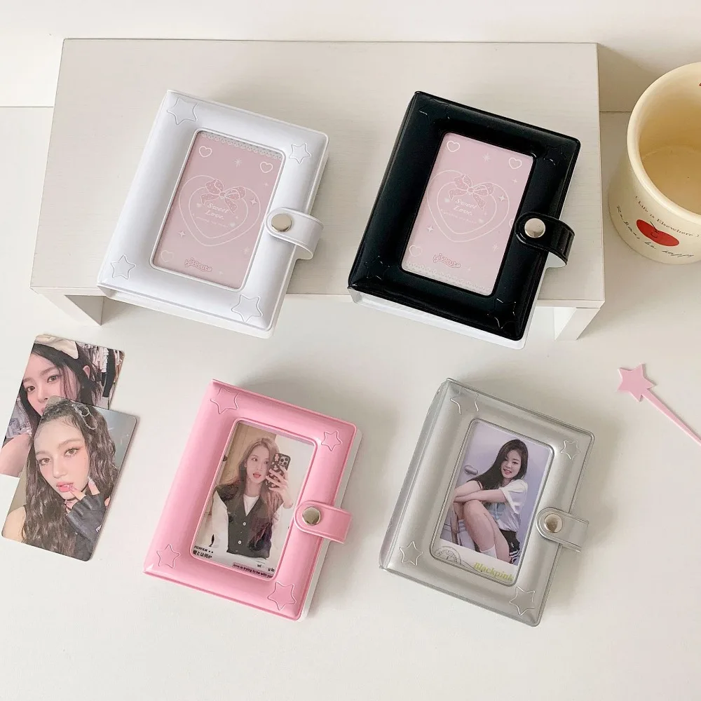 

3in ID Photo Korean Photocard Holder Decoration PVC Card Cover Idol Card Display Protector Korean Style Picture