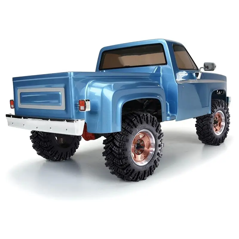 ABUM-4Pcs 98Mm Metal 1.9Inch Beadlock Wheel Rim Rubber Tire Set For 1/10 RC Crawler Car TRX4 D90 Axial SCX10 II III