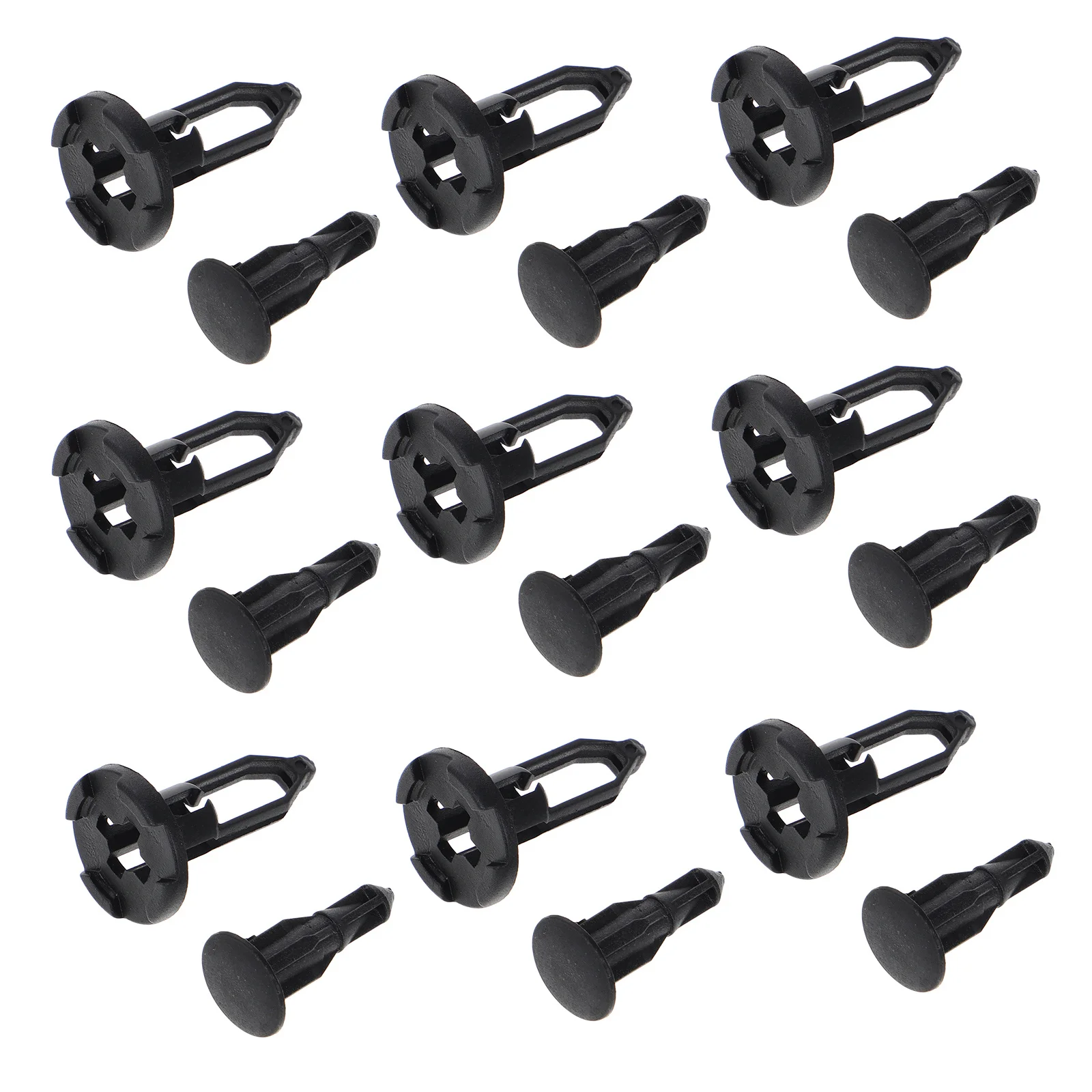 

50pcs Bumper Retainer Clips Universal Car Push Type Fasteners For Front Rear Bumper Fender Replacement Rivet Kit Automotive
