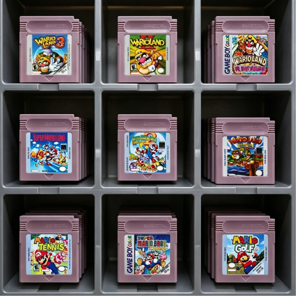 USA GBC 16 Bit Game Video Game Cartridge Console16 Bit Game Card Wario Land Donkey Kong Wario Land 2 Yoshi for GBC/GBA view 2