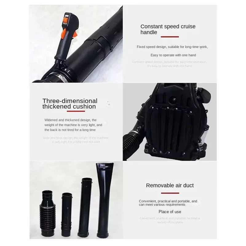 cross-border Hot sales 63.3CC EB650 high power backpack winter snow blower dust removal fire leaf blower 1.8L fire exting