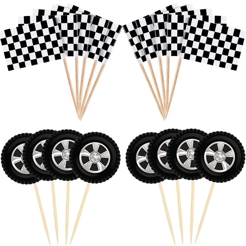 Racing Car Cake & Cupcake Toppers 1