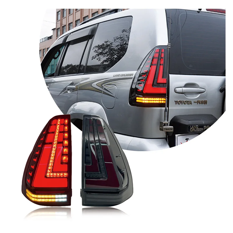 Zhengwo Manufacturer Modified Car Tail Lights For Lexus GX Toyota Prado FJ120 Car Lamp 2003-2009 Year Auto Lighting