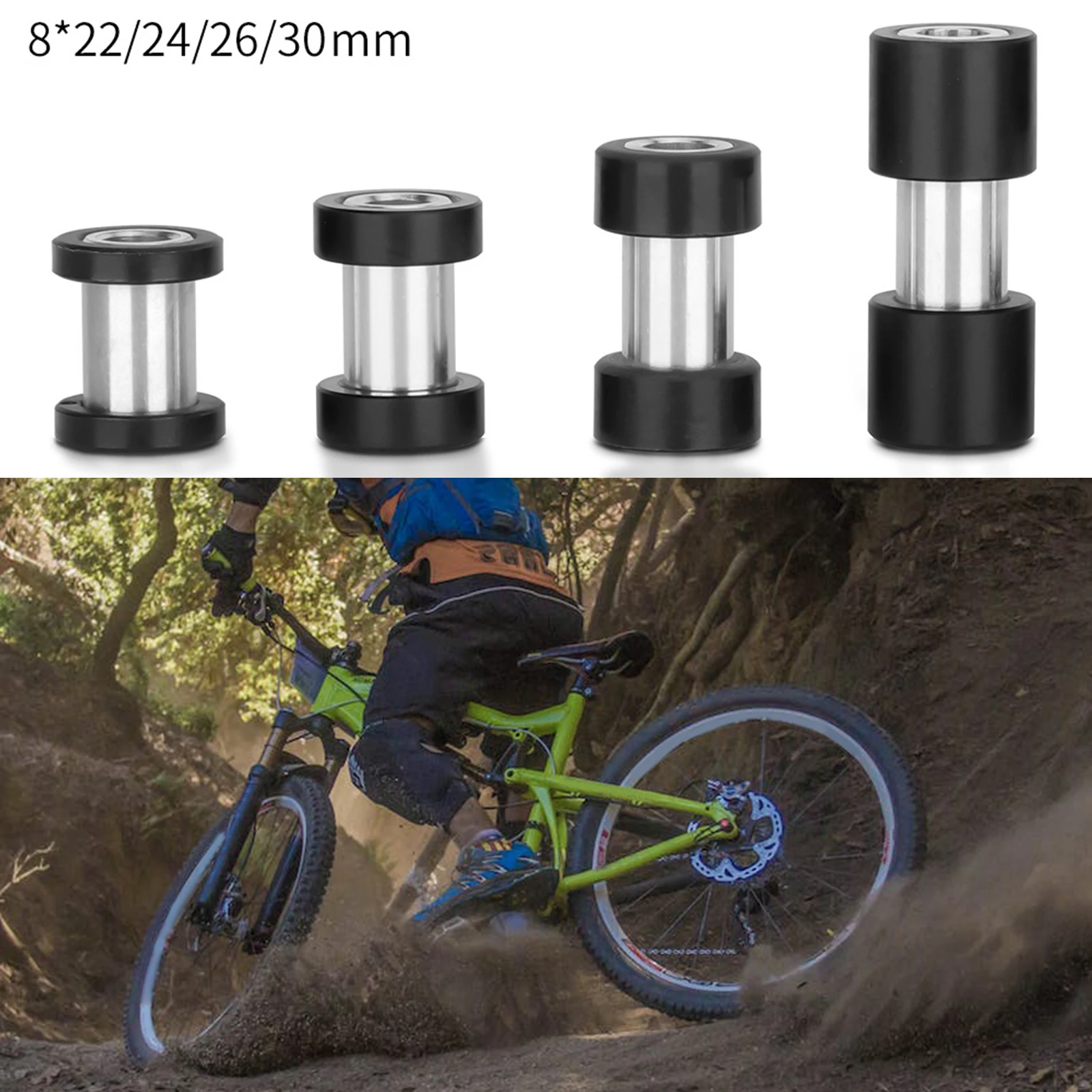 

Absorber Bushing For EXAFORM DNM MTB Rear Shock Absorber Bushing Enhance Your Riding Experience (22/24/26Bushing)