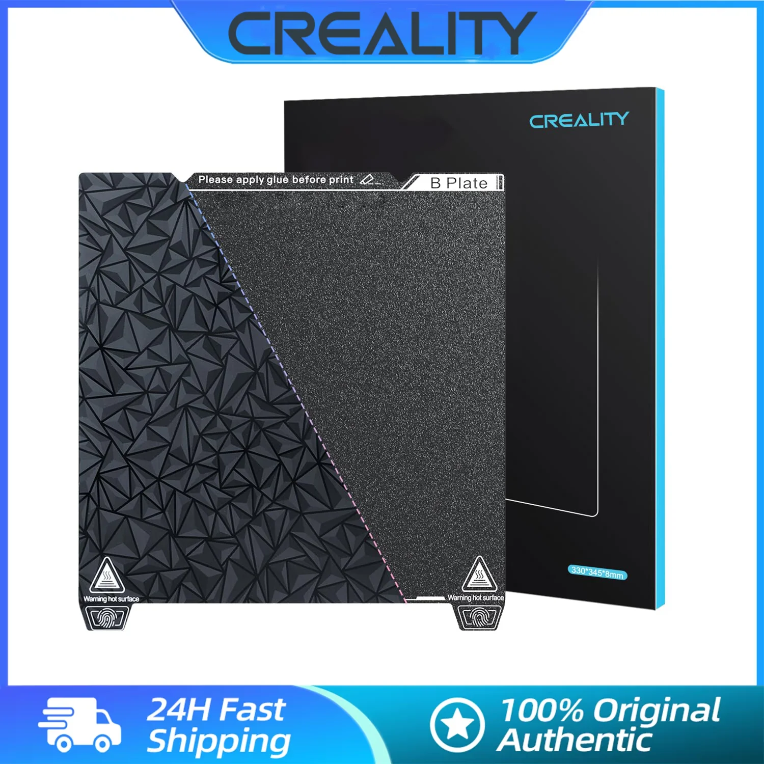 

Комплект двухсторонней платформы для печати Creality 3D K1 Max 310x315 мм, 3D-принтер, глянцевая PEO и матовая печатная платформа PEI