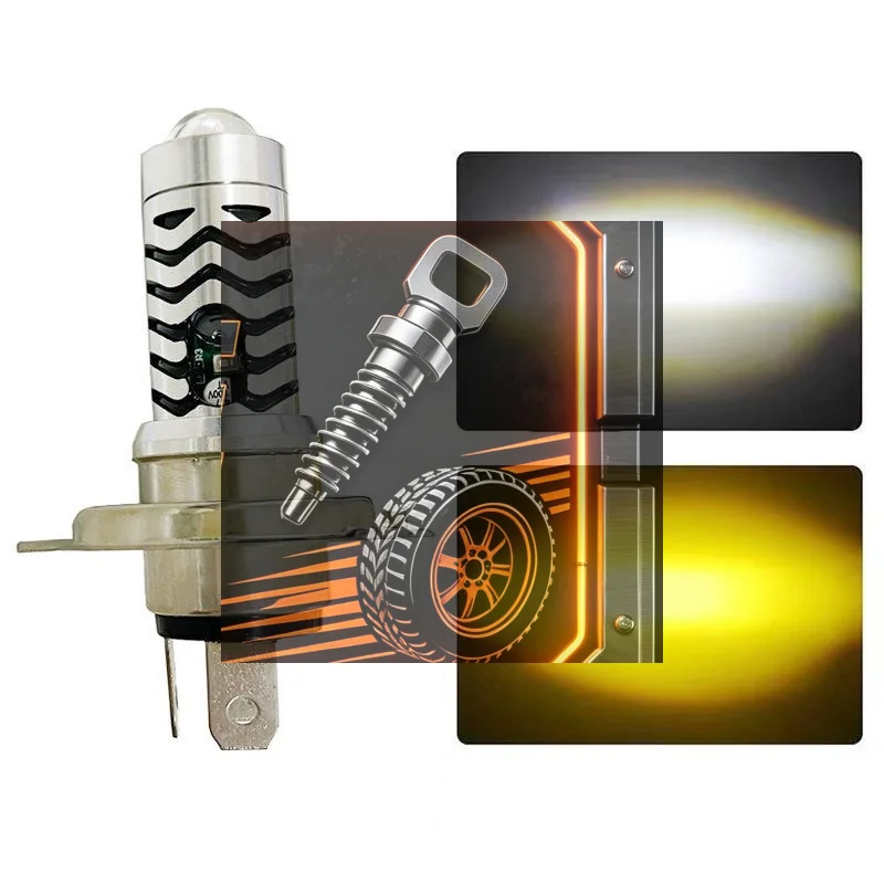 Universal Motorcycle LED Mini Driving Light 12V Super Bright Anti-shock Spotlight for Adventure Night Riding