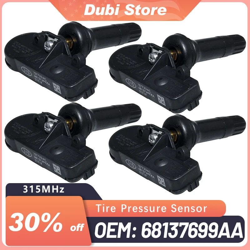 

TPMS 315MHZ 68137699AA Tire Pressure Sensor For RAM 1500 2008-2009