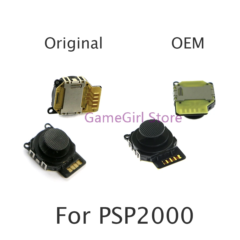 10 Uds Original/OEM 3D Joystick botón analógico Stick Moduel para PSP2000 PSP 2000 piezas de reposición de consola de juegos