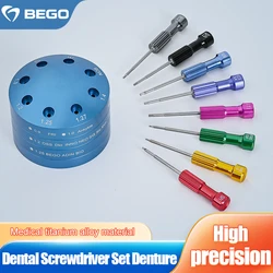 Dental Accessories Tool Kit Stainless Steel Screwdriver Dental Instruments Micro Screwdriver Set
