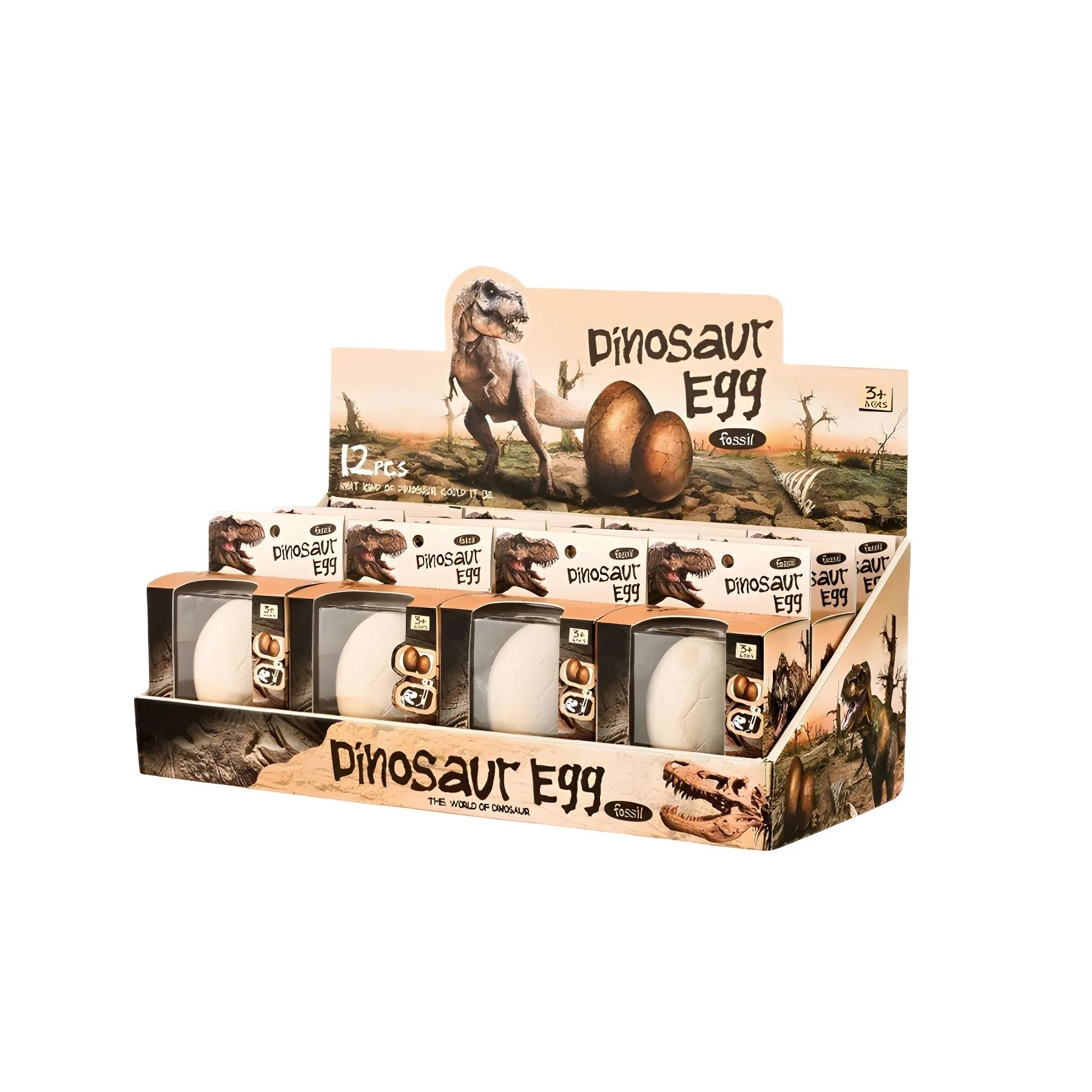 Juguete de excavación arqueológica, huevo de dinosaurio, caja ciega fósil, modelo de dinosaurio, juguete de excavación del tesoro para niños