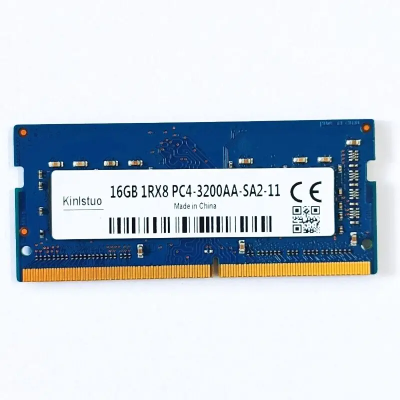 Imagem -02 - Memória do Kinstuo-ddr4 Ram para o Portátil 16gb 3200mhz Pc43200aa-sa211 Sodimm 260pin Pc4-3200aa-sa2-11