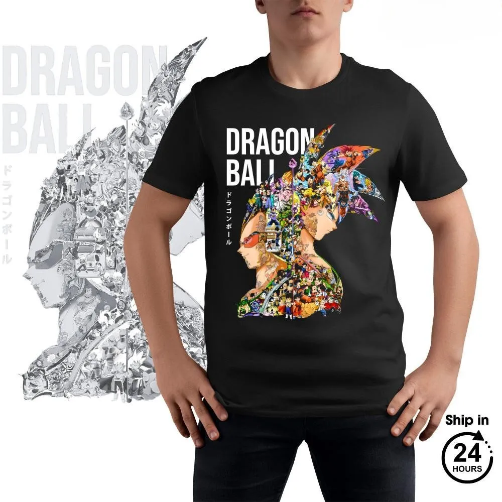 

2026 Summer Dragon Ball Z Summer Trendy Short Sleeve Loose Fit T-Shirt Collaborative Release Bird Mountain Memorial Anime Goku