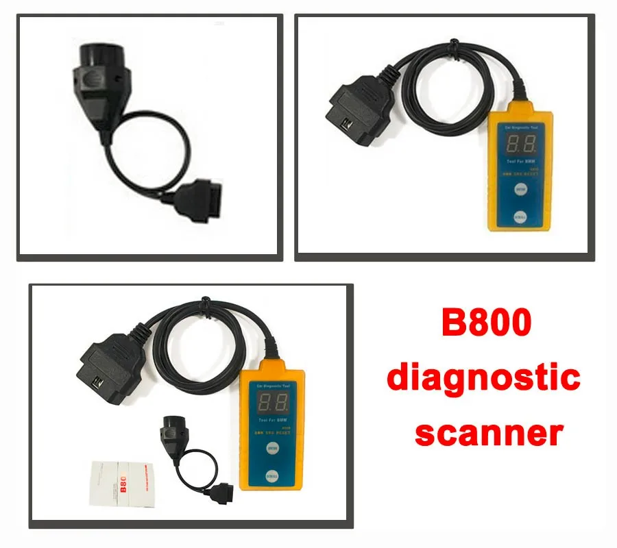 

For BMW Fit E36 E46 E34 E38 E39 Z3 Z4 X5 B800 Airbag SRS Reset Scanner OBD Diagnostic Tool B800 Well Tested