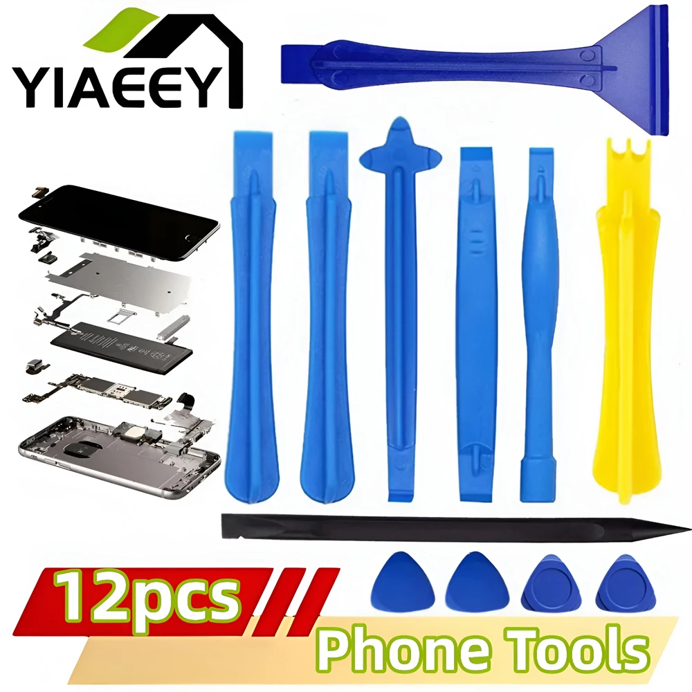 

Spudger Tool Mobile Phone Screen Opening Kit Universal Spudger Pry Tools 12pcs Phone Screen Repair Spudger Tools Kit for Mobiles