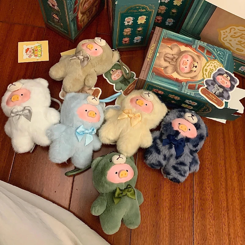 Cochon en conserve authentique de deuxième génération, belle série de temps, boîte aveugle en peluche Pvc faite à la main, cadeau décoratif tendance