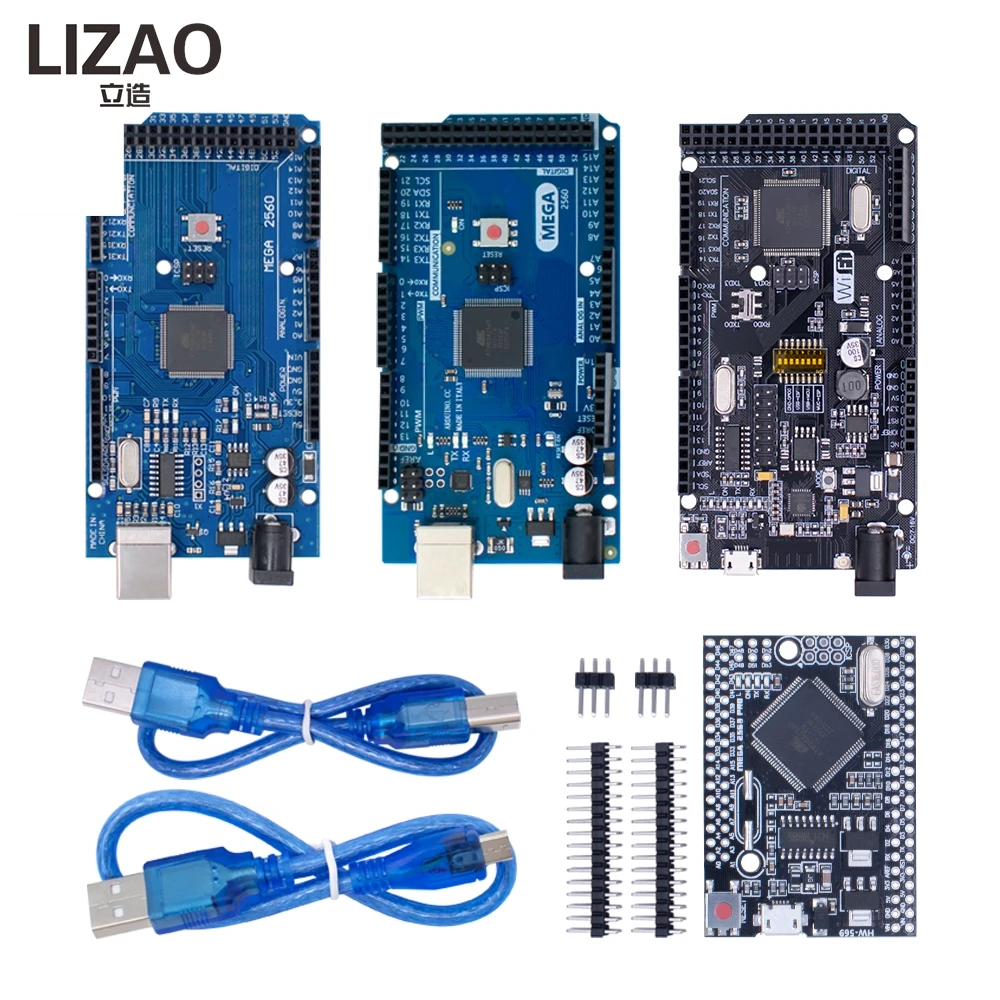 LIZAO MEGA 2560 R3 (ATmega2560-16AU CH340G) AVR USB Board Development Board MEGA2560 PRO For WArduino Expansion Board DIY Kit