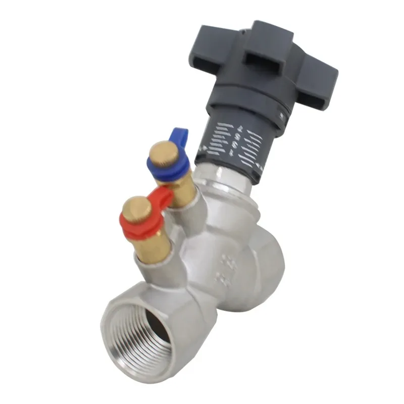 stainless steel balancing valve Regulating valve DN20/DN15/DN25 female thread Flow Control Static Balancing Valve
